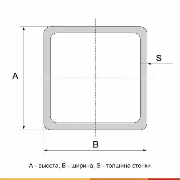 Труба профильная 80х60х4 20 ГОСТ 13663-86 - 4